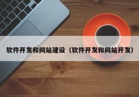 软件开发和网站建设（软件开发和网站开发）